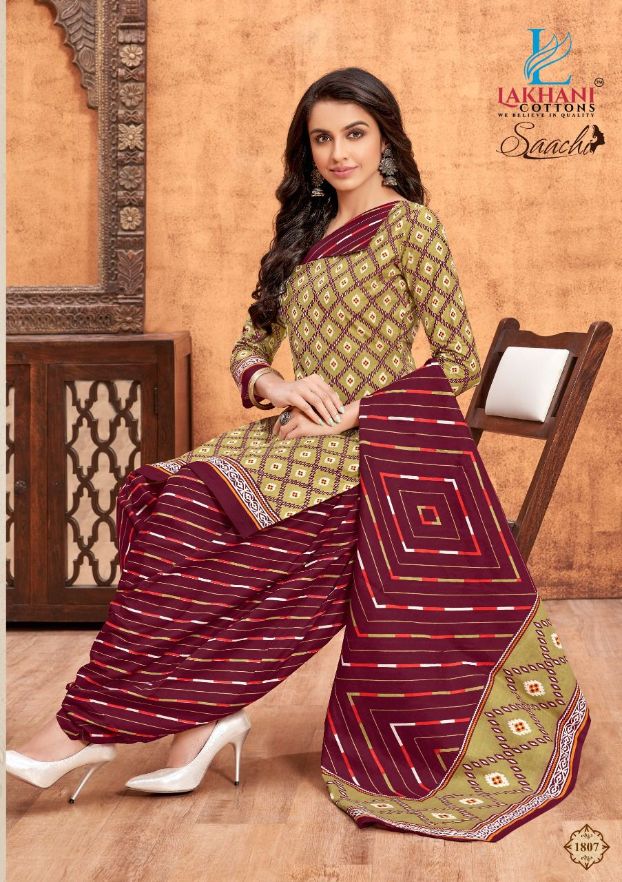 Lakhani Saachi 18 Regular Wear Printed Cotton Designer Dress Material Collection